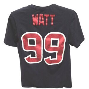 HOUSTON TEXANS 99 WATT Nike Navy Blue T Shirt Adult‎ Size MEDIUM